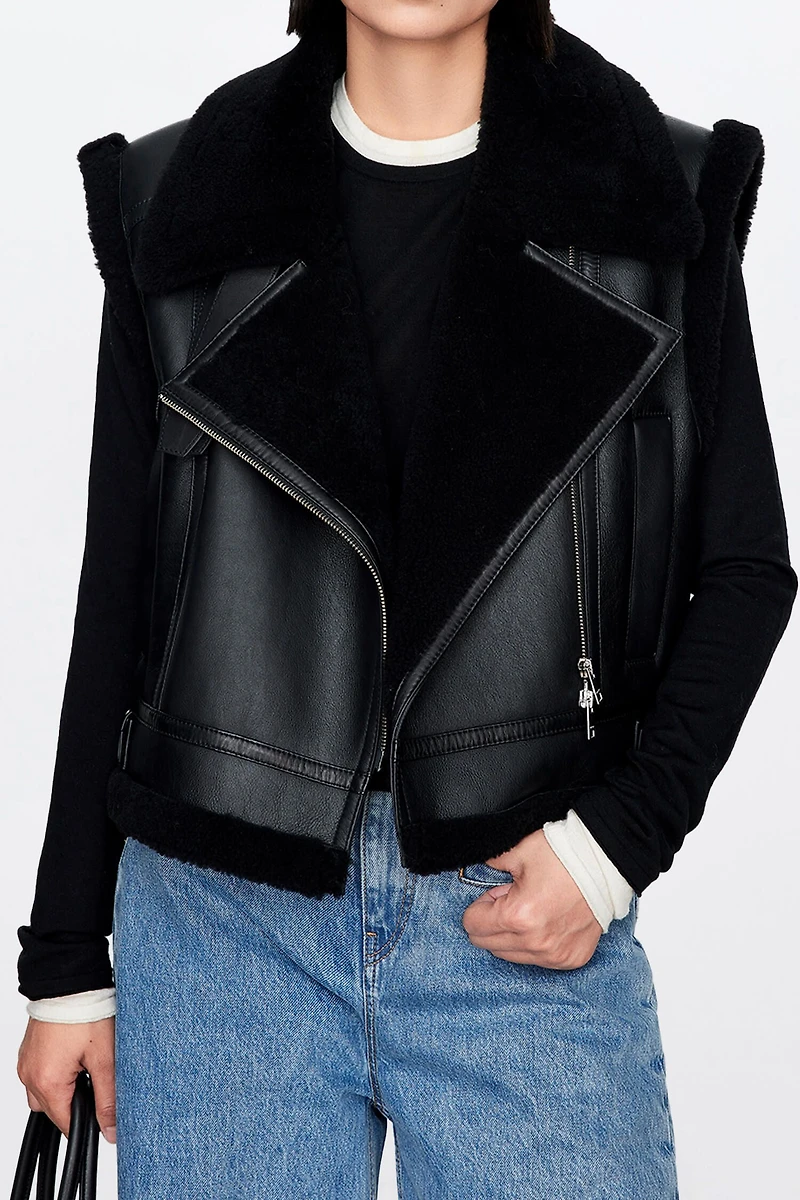 Spanish Merino Shearling Gilet