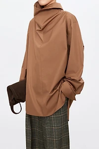 Staple Cotton Poplin Structured Shirt