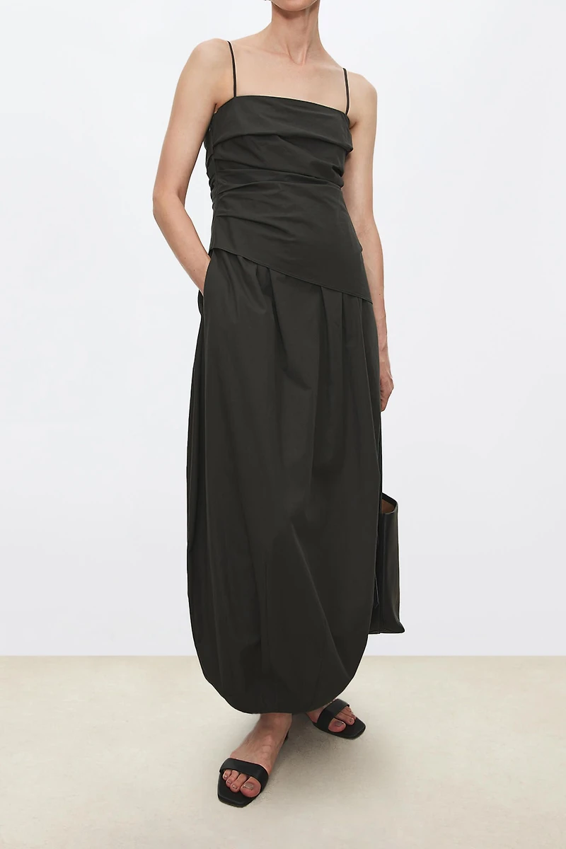 Strappy Mock Two-Piece Dress