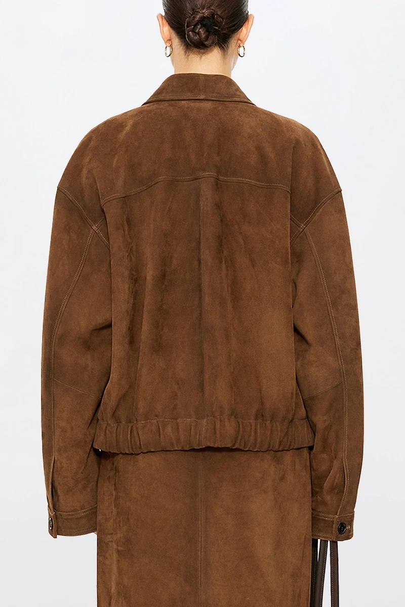 Suede Chamois Small Silhouette Jacket