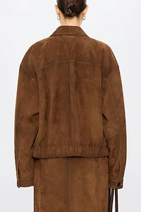 Suede Chamois Small Silhouette Jacket