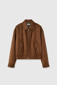 Suede Chamois Small Silhouette Jacket