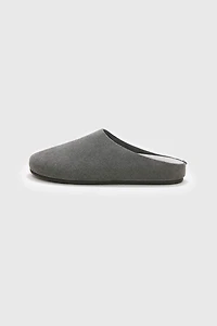 Suede Platform Mule Slips