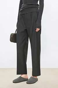 Suede Platform Mule Slips