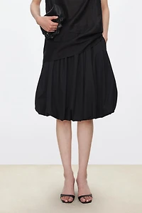 SUMPIMA Cotton Balloon Midi Skirt