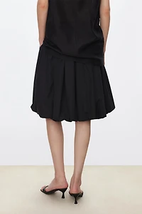 SUMPIMA Cotton Balloon Midi Skirt