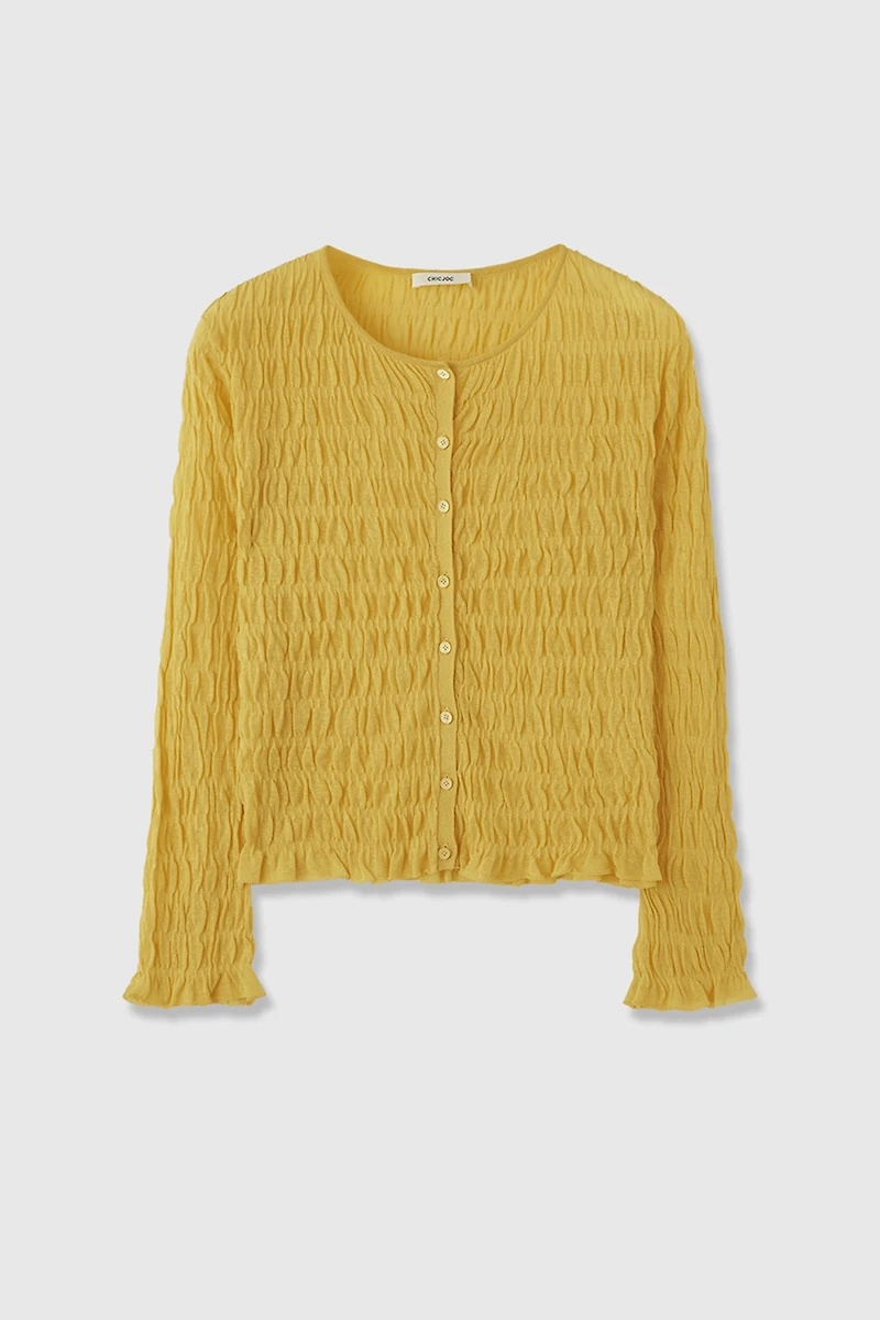 Superfine Cotton-Linen Blend Cardigan