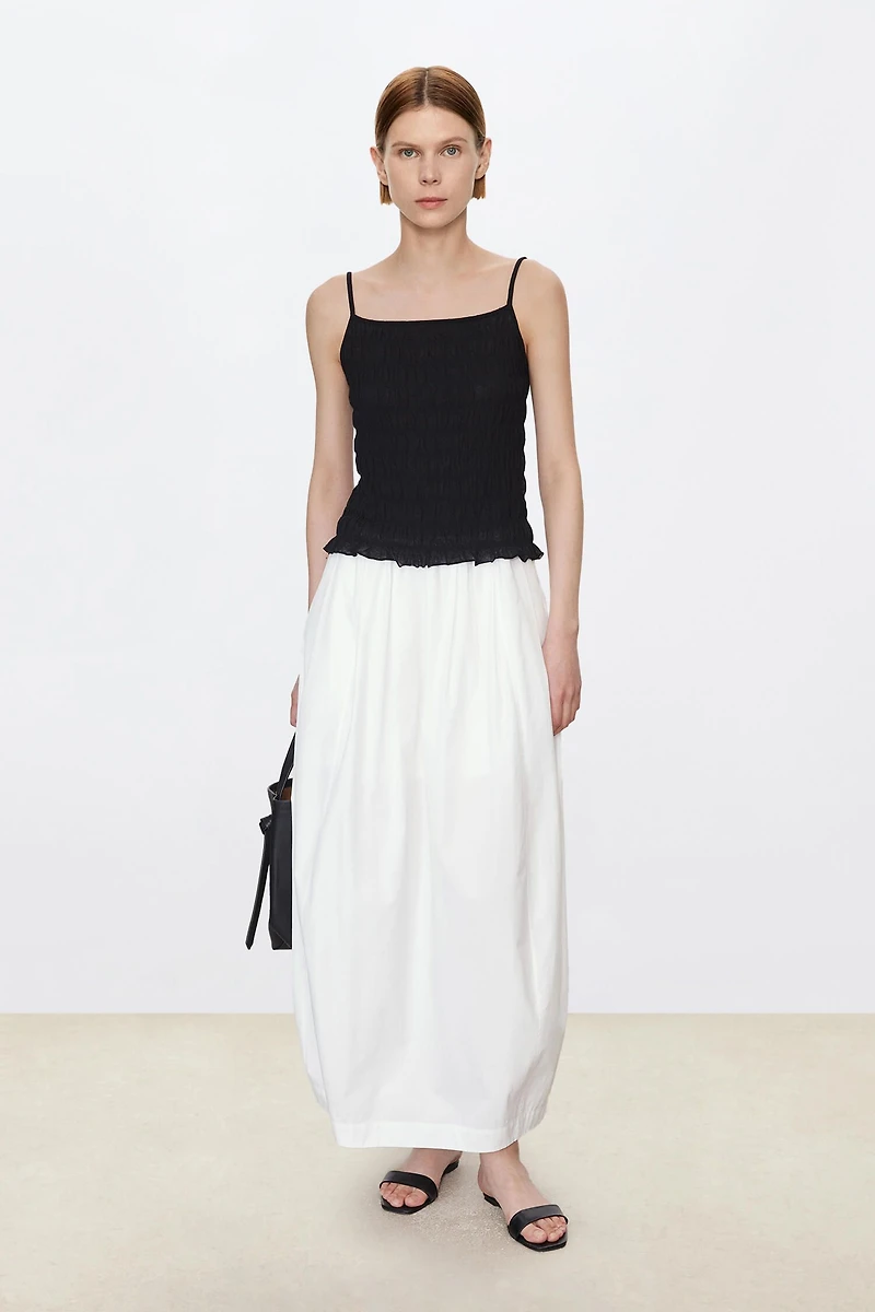Superfine Cotton-Linen Blend Tank Top