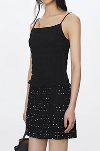 Superfine Cotton-Linen Blend Tank Top