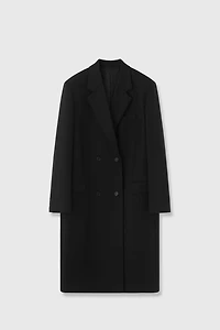 Superfine Wool Waist-Defining Coat