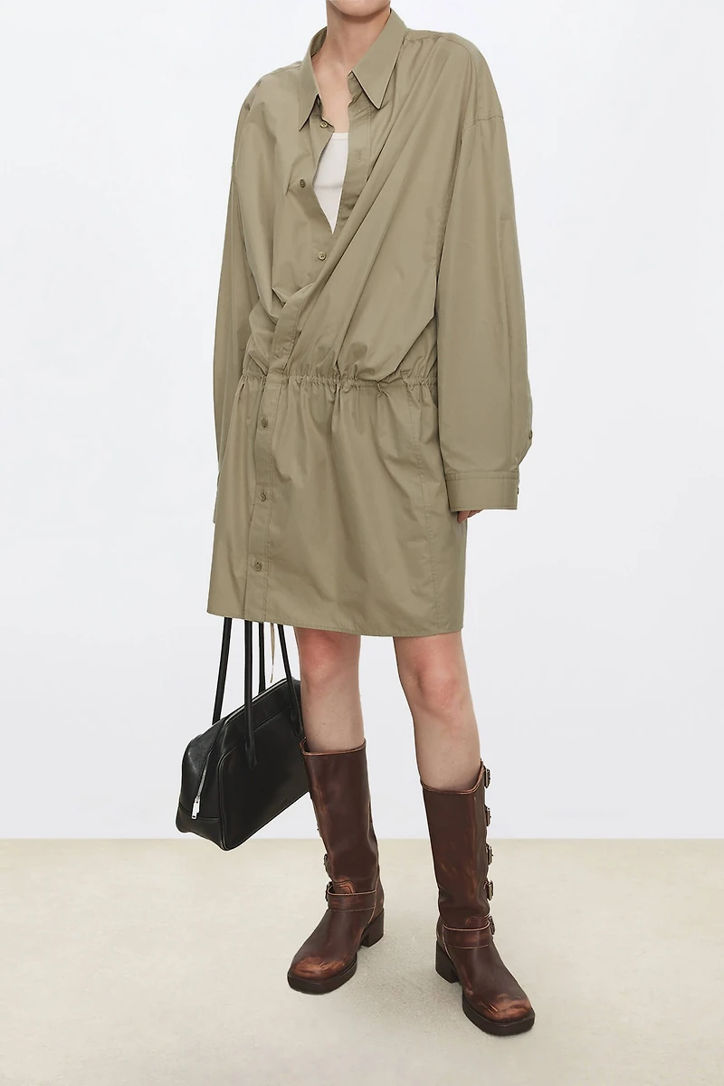 SUPIMA Deconstructed Shirt-Dress