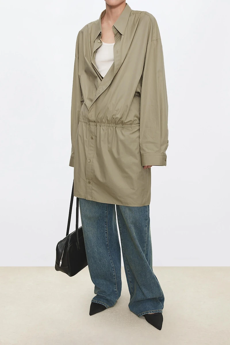 SUPIMA Deconstructed Shirt-Dress