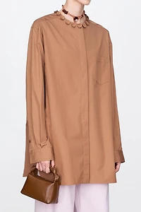 SUPIMA Cotton Cookie Collar Shirt