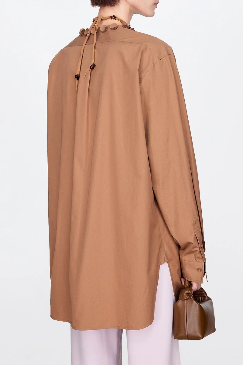 SUPIMA Cotton Cookie Collar Shirt