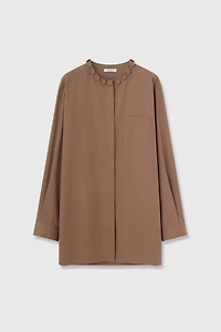 SUPIMA Cotton Cookie Collar Shirt