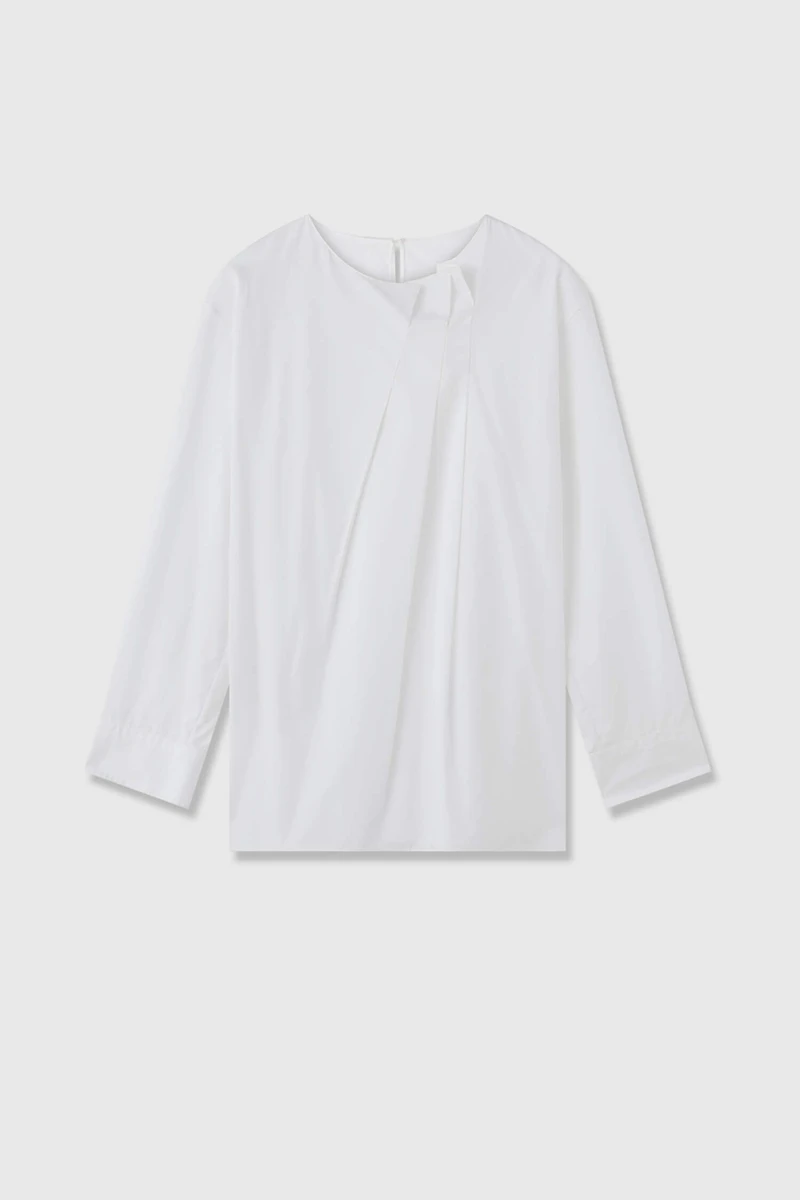 SUPIMA Cotton Couture Origami Collar Blouse