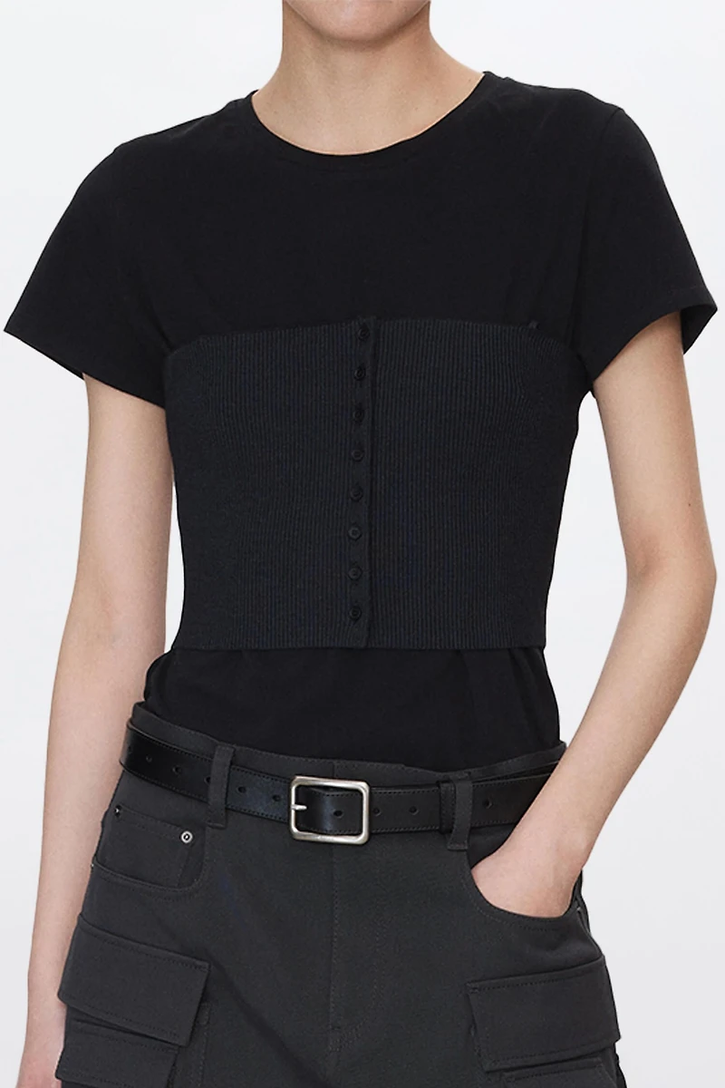 TASAR Silk Button-Up Tank