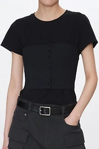 TASAR Silk Button-Up Tank