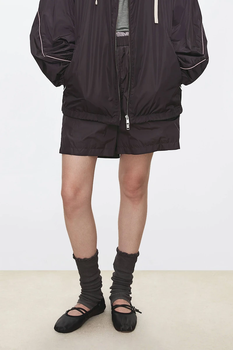 Turn-Up Waist Shorts