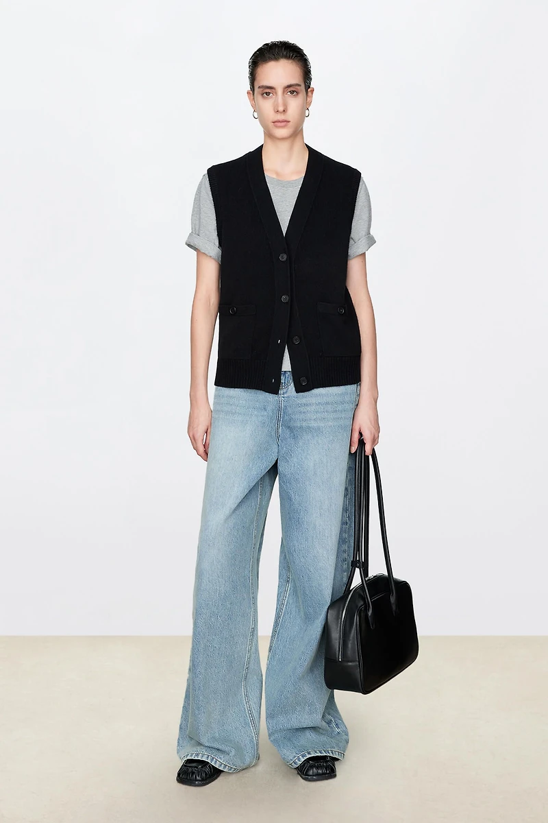 Ultra-Fine Pure Cashmere Classic Vest
