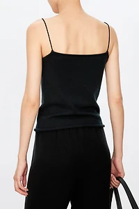 Ultra‑fine Cashmere Drawstring Camisole