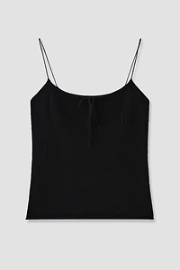 Ultra‑fine Cashmere Drawstring Camisole