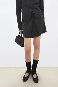 Wool-blend Mini Skirt