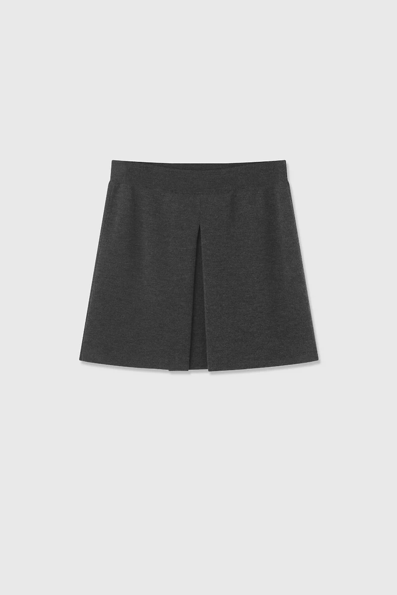 Wool-blend Mini Skirt