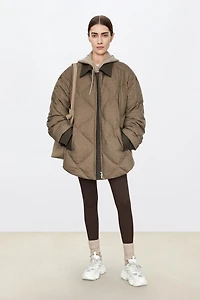 Wool-Blend Puffer Jacket