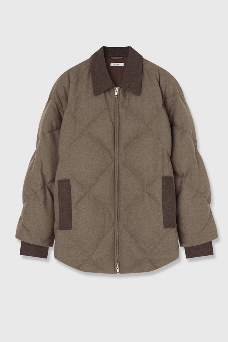 Wool-Blend Puffer Jacket
