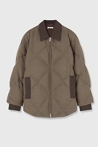 Wool-Blend Puffer Jacket
