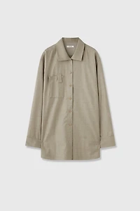 VBC Wool Flannel Shirt-Jacket