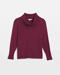 Cowlneck Long-Sleeved Sweater