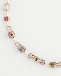 Geo Glass Bead Necklace