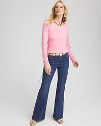 Touch of Cool™ Shirred Shoulder Tee