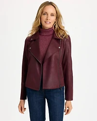 Suede Moto Jacket
