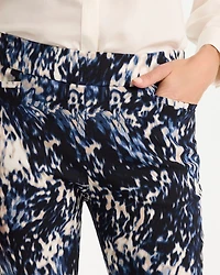 Brigitte™ Slim Swirled Pull-On Ankle Pants