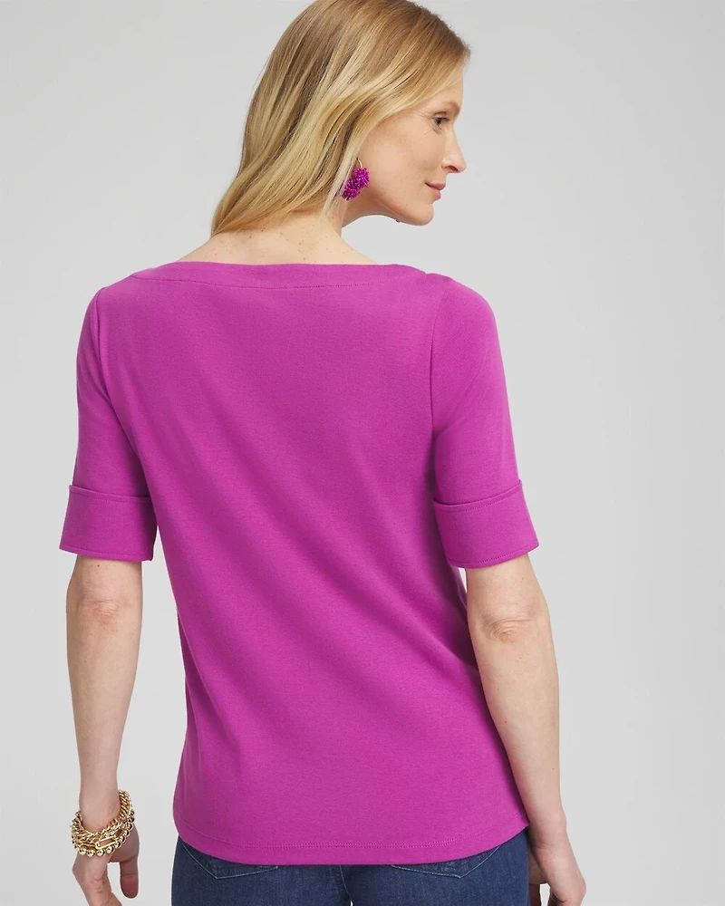 Bateau Neck Tee