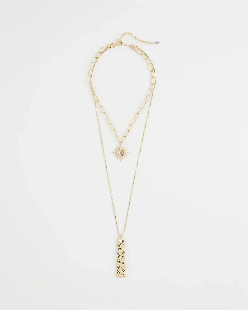 Convertible Zodiac Pendant Necklace