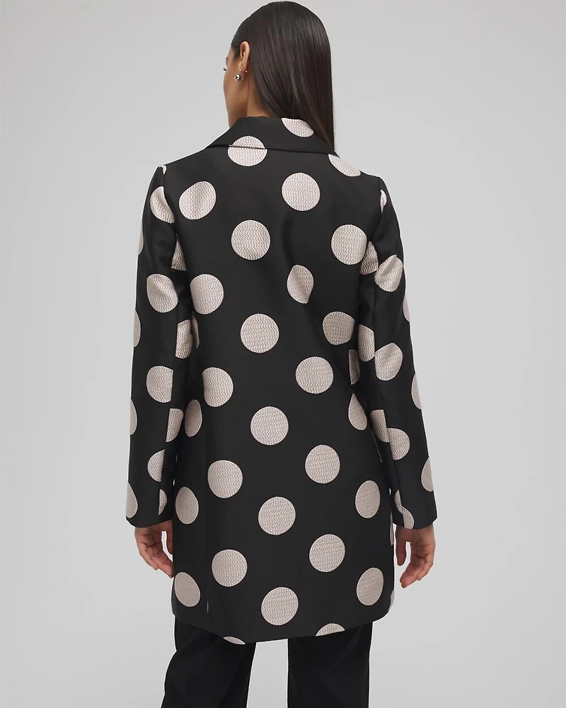 Polka Dot Jacquard Topper