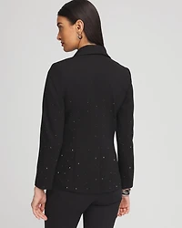 Rhinestone Embellished Blazer