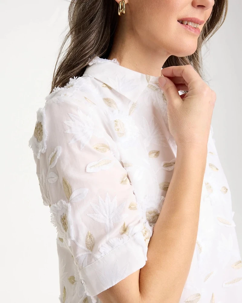 3D Floral Embroidered Bonnie Dress