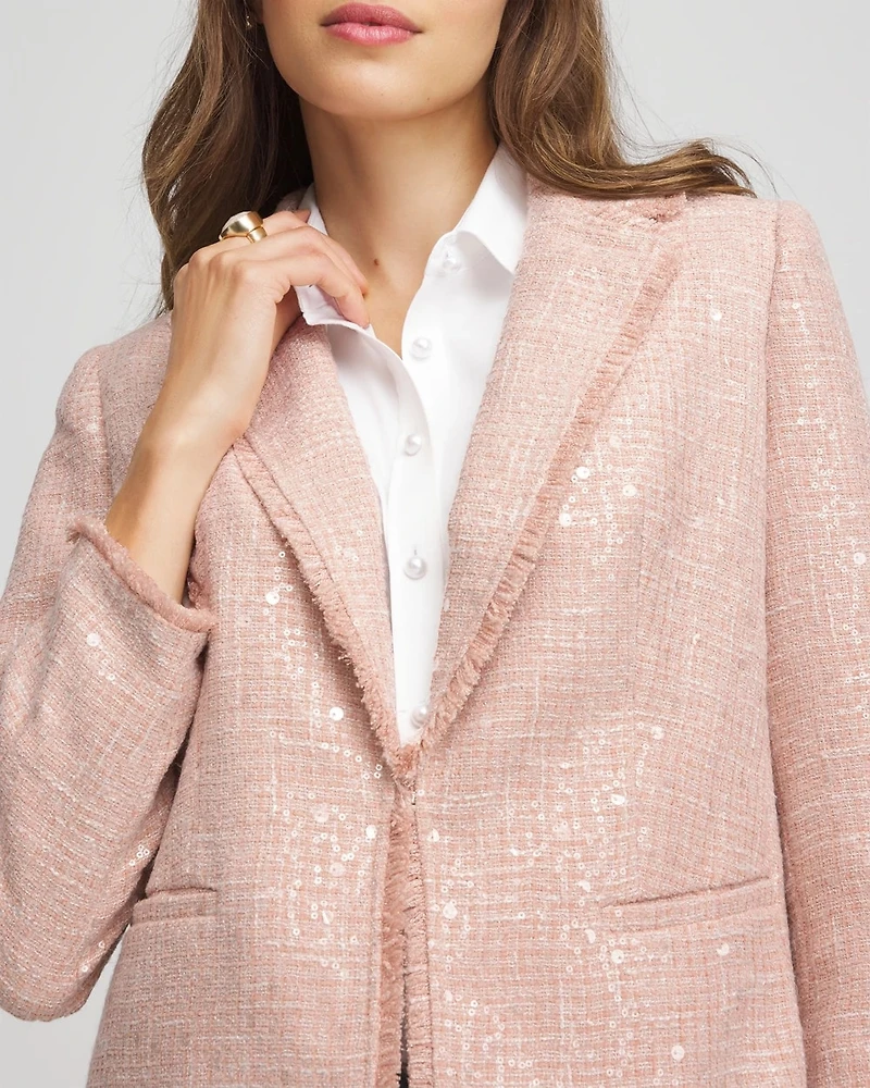 Party Tweed Sequins Blazer
