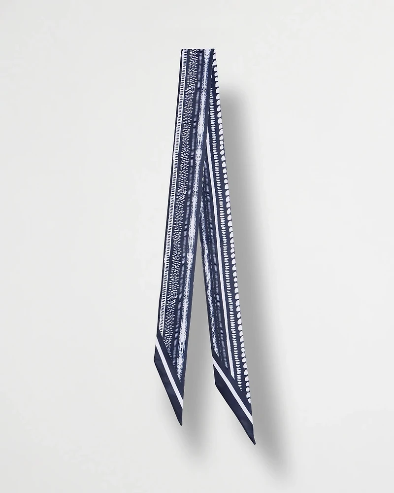 Printed Skinny Scarf