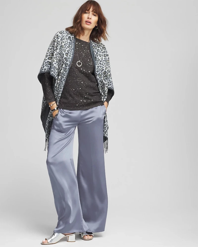 Scattered Sequin Pullover Sweater