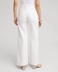 Petite High Rise Wide Leg Jeans