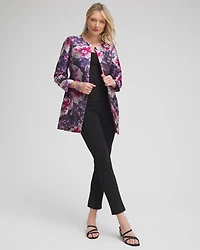Petite Floral Jacquard Topper