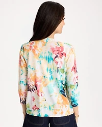 Printed Summer Romance Cardigan