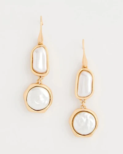 Siren Faux Pearl Drop Earrings