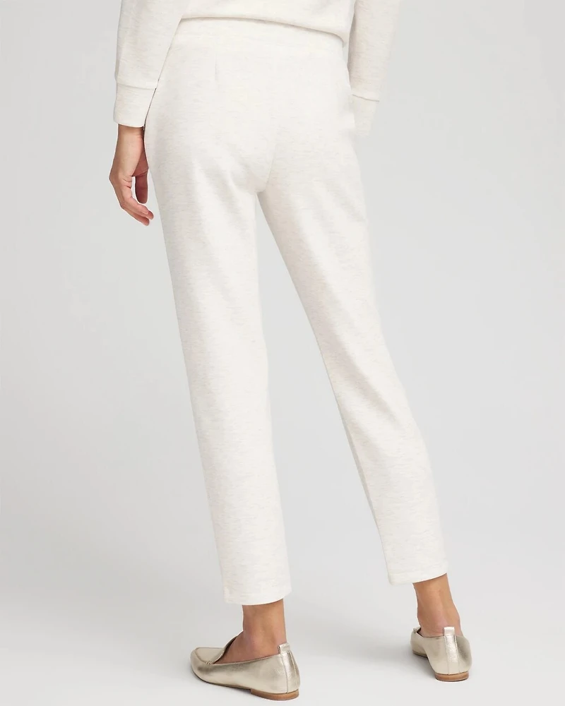 Zenergy® Heathered Scuba Ankle Pants
